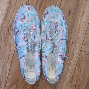 Sparkly mermaid vans